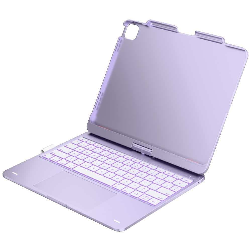 Typecase Flexbook Touch - θήκη με πληκτρολόγιο για Apple iPad Air 13 (2024) / (2025) (2026) - Μωβ 9