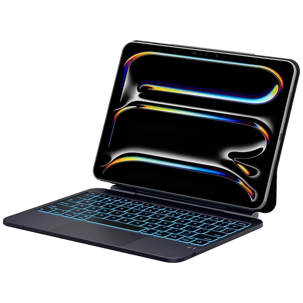 Θήκη Typecase Edge με πληκτρολόγιο για iPad Pro 11" M4 2024 / M5 2025 μαύρη