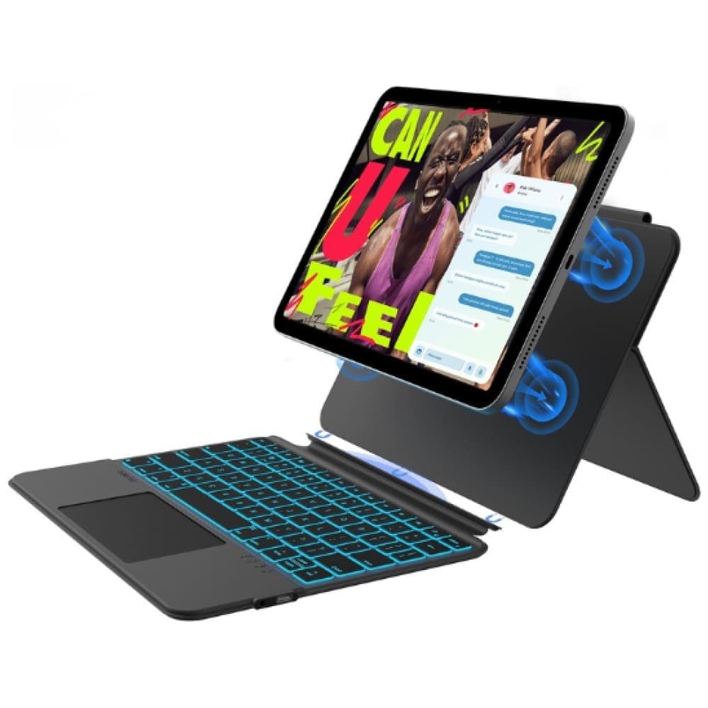 Typecase Folio Duo - θήκη με πληκτρολόγιο για Apple iPad Air 11 (2024) / (2025) (2026) - Μαύρο 2