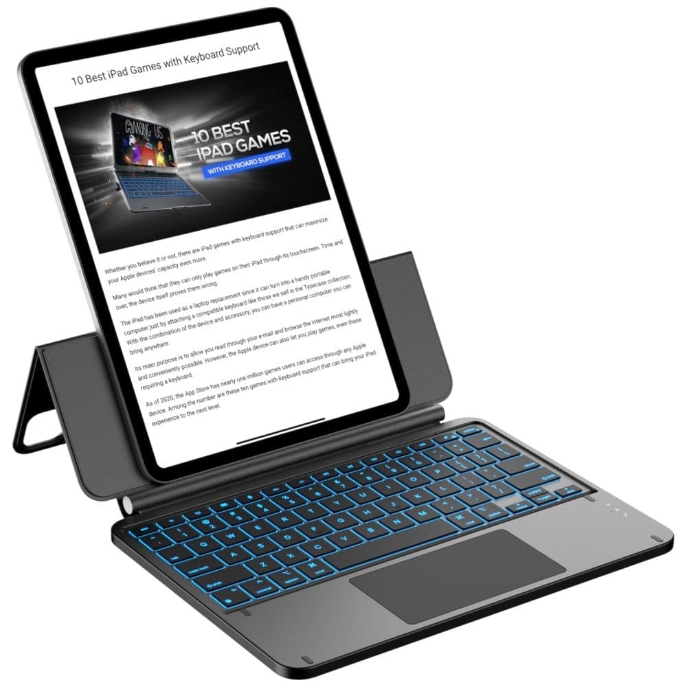 Typecase Studio - θήκη με πληκτρολόγιο για Apple iPad Air 11 (2024) / (2025) (2026) - Μαύρο 4
