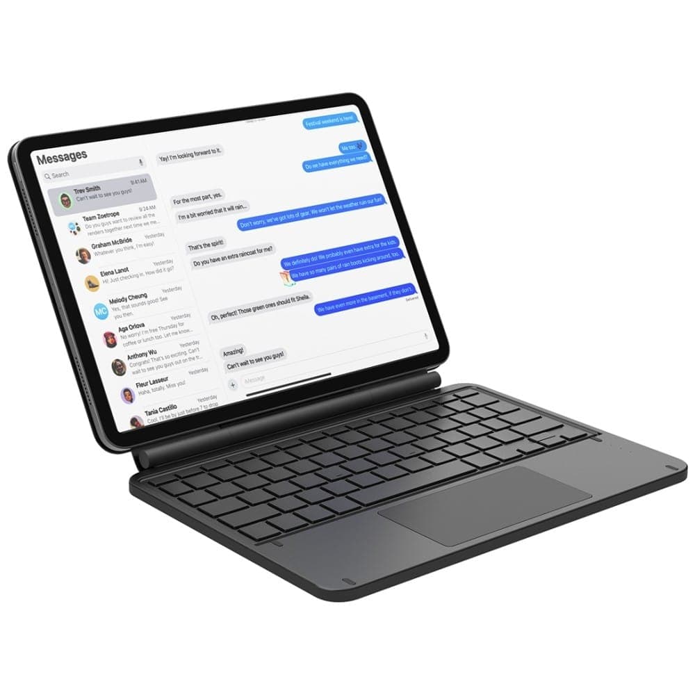 Typecase Studio - θήκη με πληκτρολόγιο για Apple iPad Air 11 (2024) / (2025) (2026) - Μαύρο 7