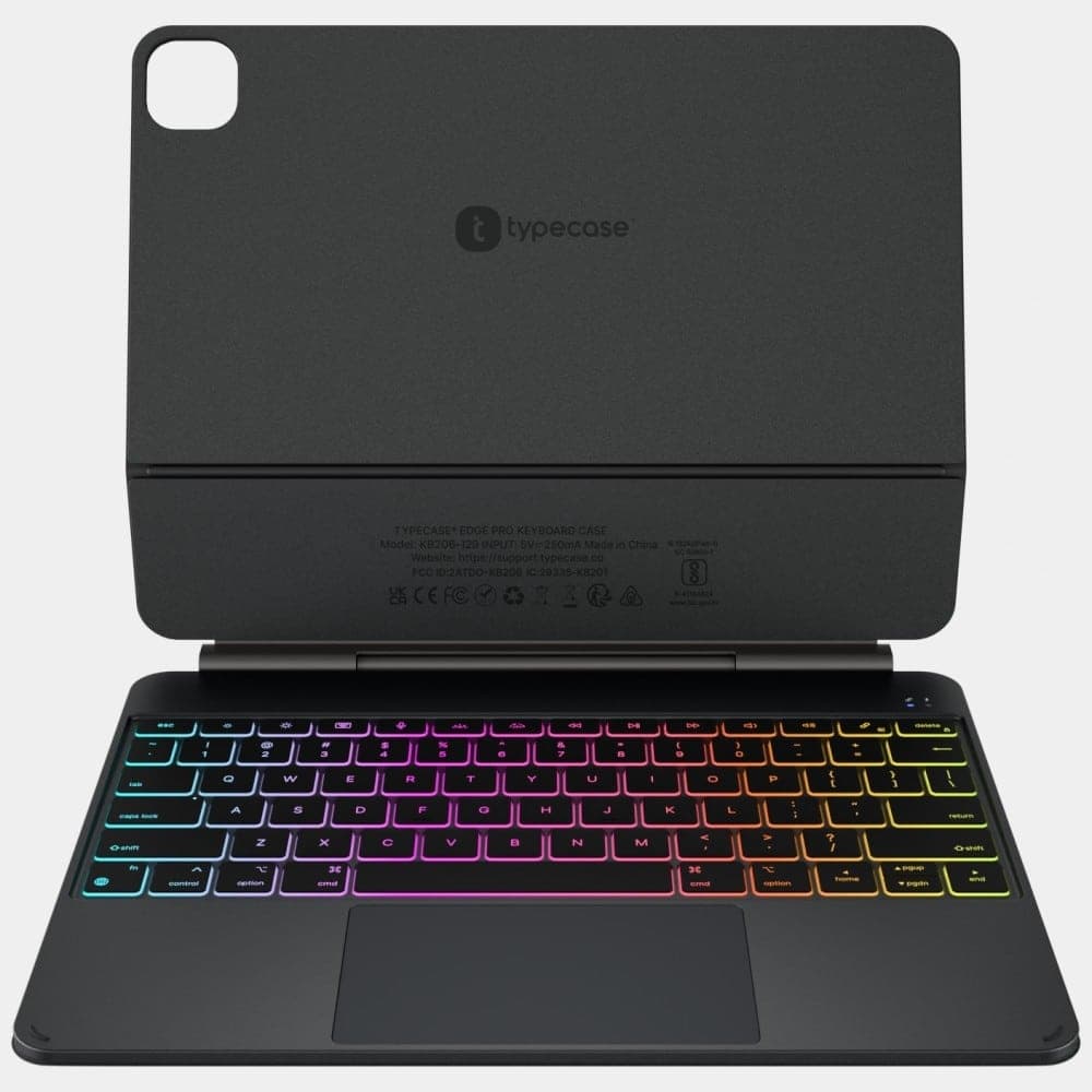 Typecase Edge Pro - θήκη με πληκτρολόγιο για Apple iPad Air 13 (2024) / (2025) (2026) - Μαύρο 8