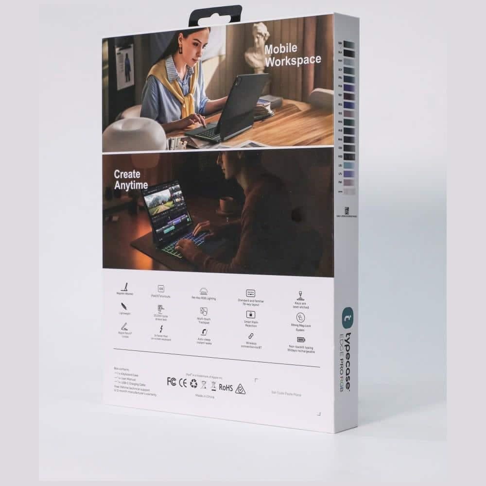 Typecase Edge Pro - θήκη για Apple iPad Air 13 (2024) / (2025) (2026) - Ασημί 9