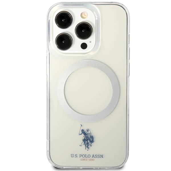 U.S. Polo Assn. MagSafe Collection - θήκη για Apple iPhone 15 Pro Max - Διάφανο 3