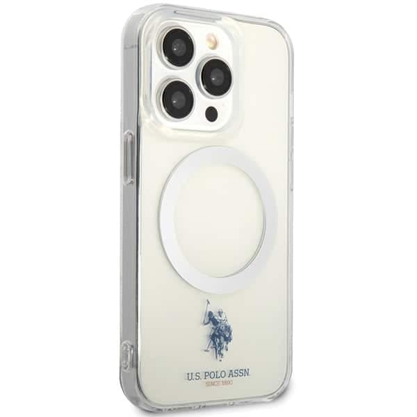 U.S. Polo Assn. MagSafe Collection - θήκη για Apple iPhone 15 Pro Max - Διάφανο 4