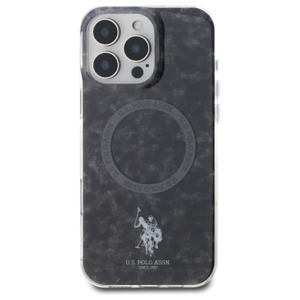 U.S. Polo Assn. IML Ring MagSafe - θήκη για Apple iPhone 16 Pro Max - Μαύρο 3