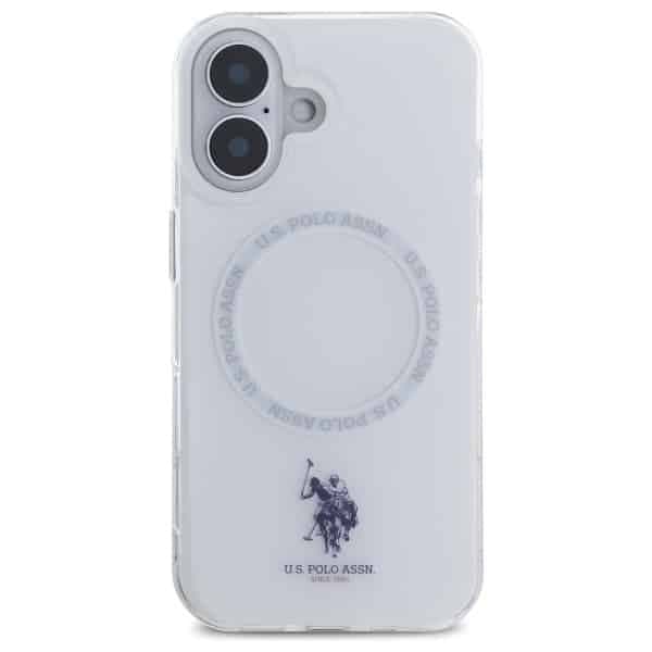 U.S. Polo Assn. IML Ring MagSafe - θήκη για Apple iPhone 16 - Λευκό 3