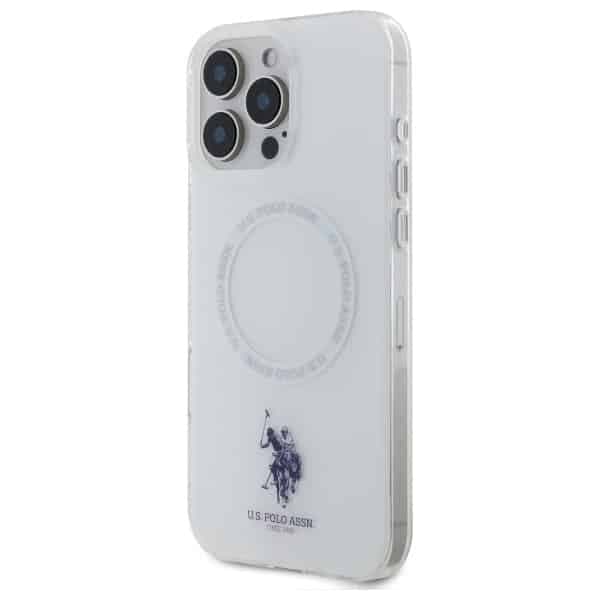 U.S. Polo Assn. IML Ring MagSafe - θήκη για Apple iPhone 16 Pro Max - Λευκό 2