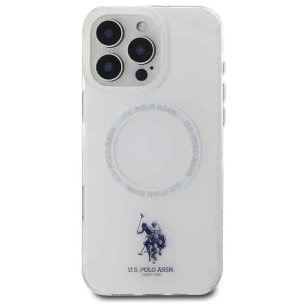 U.S. Polo Assn. IML Ring MagSafe - θήκη για Apple iPhone 16 Pro Max - Λευκό 3