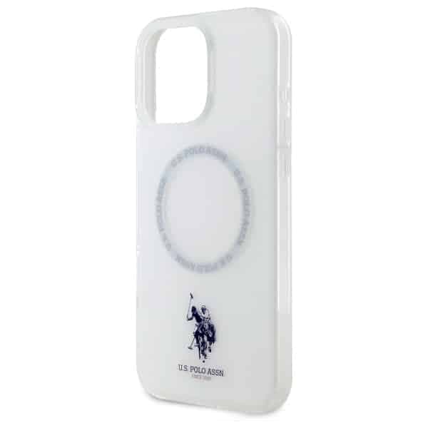 U.S. Polo Assn. IML Ring MagSafe - θήκη για Apple iPhone 16 Pro Max - Λευκό 6
