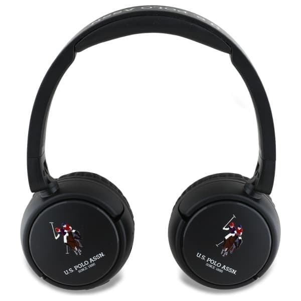 Ακουστικά Bluetooth US Polo USHPV6PUNK μαύρο χρώμα DH λογότυπο 3