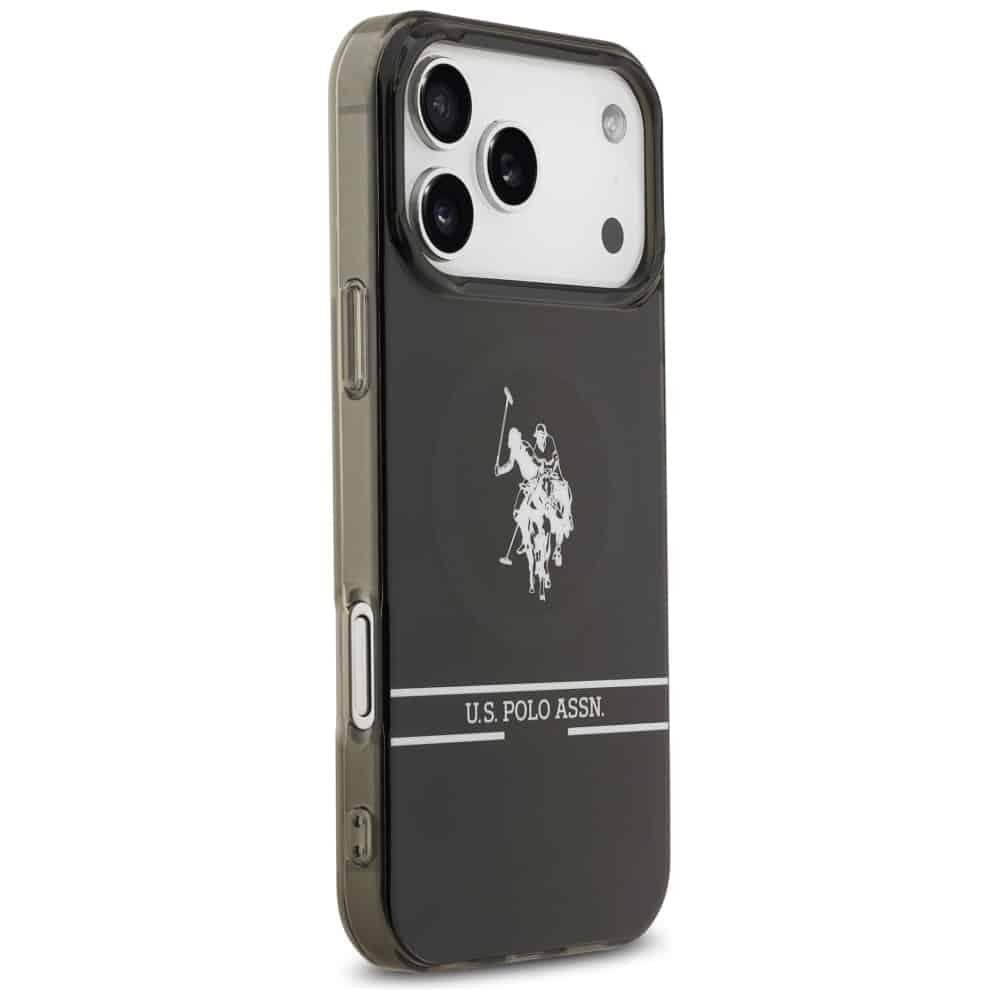 U.S. Polo Assn. US Polo DH και Λογότυπο Bottom Stripe MagSafe - θήκη για Apple iPhone 17 Pro Max - Μαύρο 4