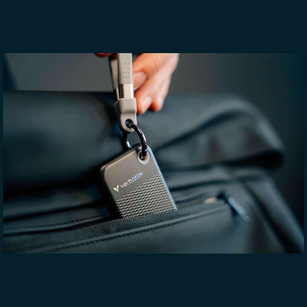 Εξωτερικός Δίσκος Verbatim Pocket SSD 128GB USB-C 3.2 Gen.2 Μαύρο και Γκρι 32432 5