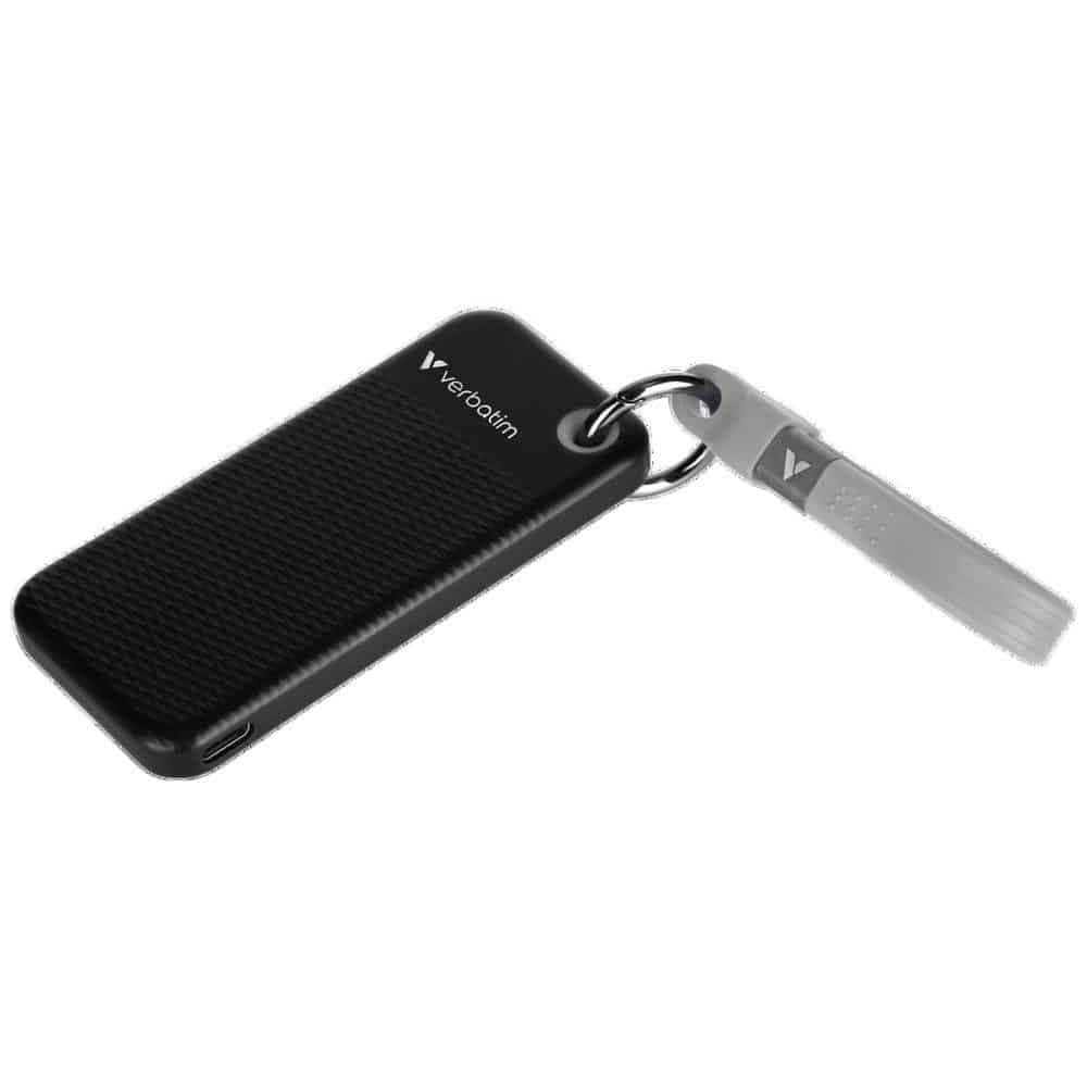 Εξωτερικός Δίσκος Verbatim Pocket SSD 128GB USB-C 3.2 Gen.2 Μαύρο και Γκρι 32432 3