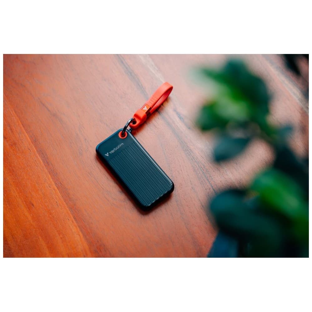 Εξωτερικός Δίσκος Verbatim Pocket SSD 128GB USB-C 3.2 Gen.2 Μαύρο και Κόκκινο 32434 4