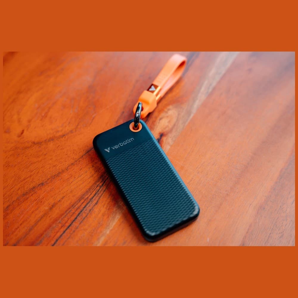 Εξωτερικός Δίσκος Verbatim Pocket SSD 128GB USB-C 3.2 Gen.2 Μαύρο και Πορτοκαλί 32435 4