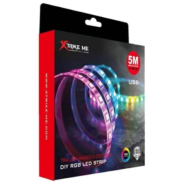 Ταινία LED RGB με χειριστήριο Bluetooth 5m XTRIKE ME HT-5050 B5 4