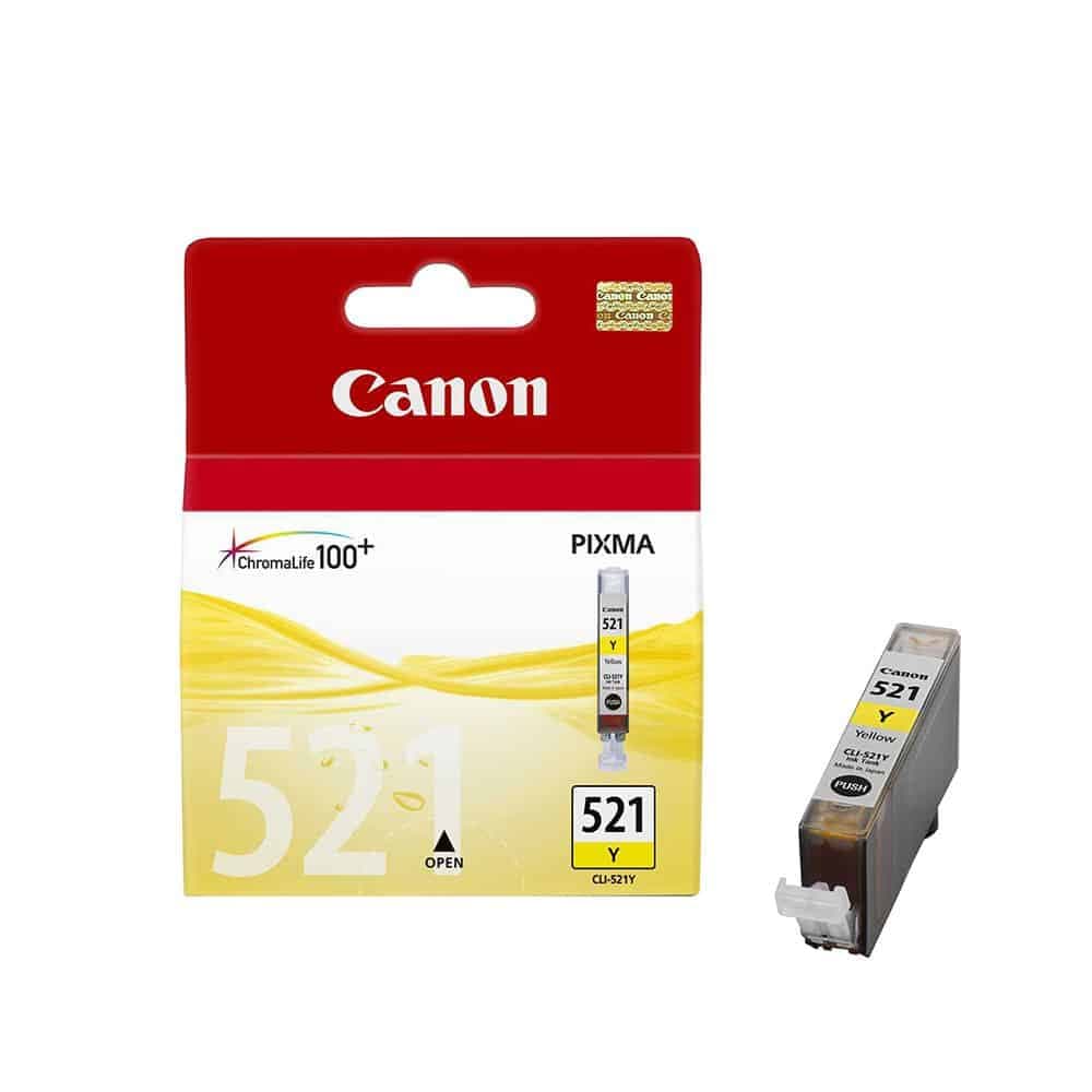 Μελάνι CANON CLI-521 INK YELLOW 2936B00