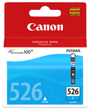 Μελάνι CANON CLI-526C CYAN 4541B001