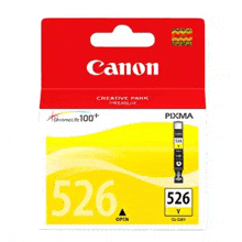 Μελάνι CANON CLI-526Y YELLOW 4543B001