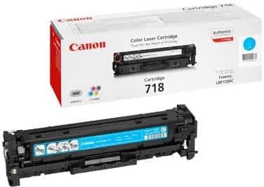Μελάνι CANON Toner Laser Crtr 718 Cyan