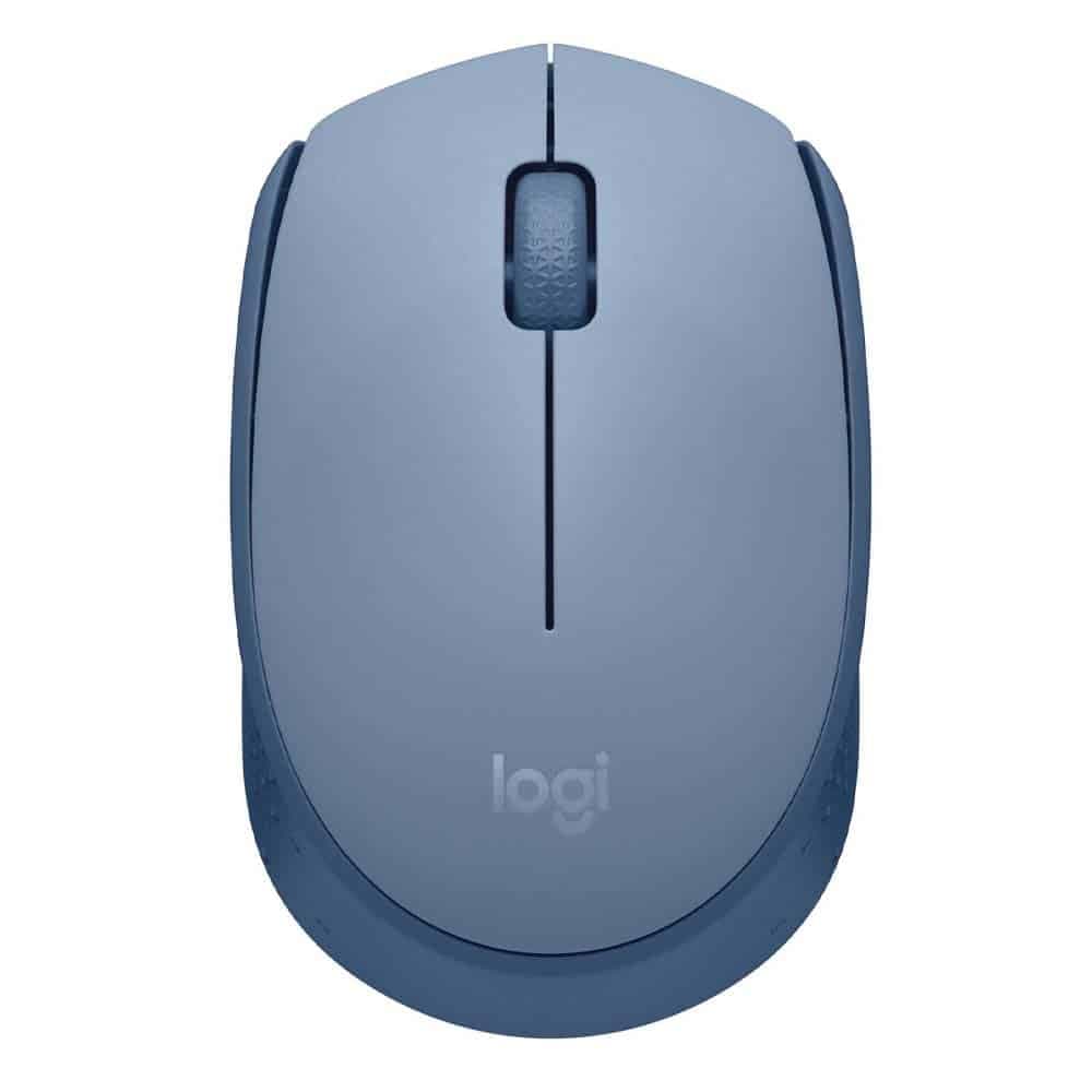 LOGITECH M171 Wireless Mouse Blue Grey