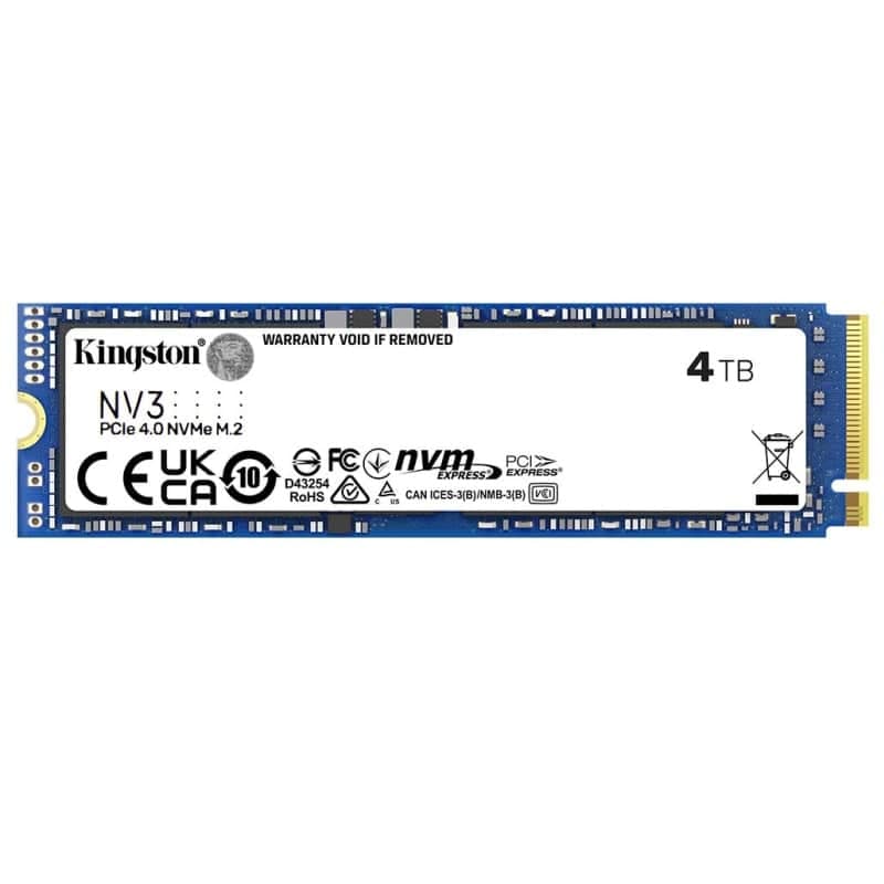 Δισκος SSD KINGSTON NV3 M.2 PCIE 4TB