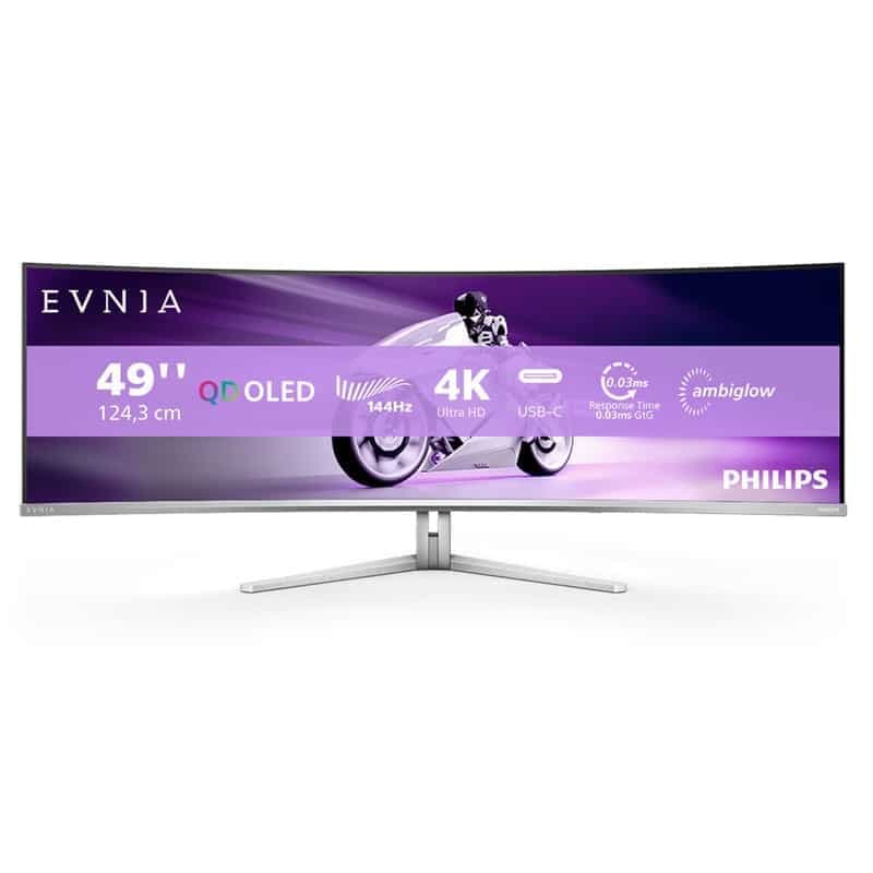 Philips  QD-OLED Curved Monitor 48.9" 5K