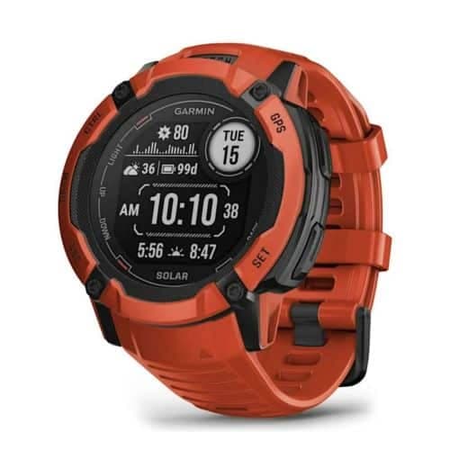 Garmin Instinct 2X Solar Έξυπνο Ρολόι, GPS, 10ATM, Κόκκινο Φλόγας, EU