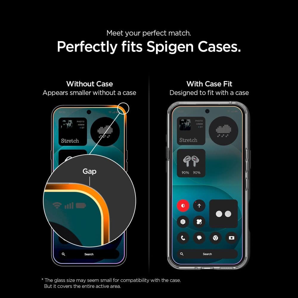 Spigen Glas.tR EZ FIT PRO HD - θήκη για Nothing Phone (4a) Pro - Διάφανο 9
