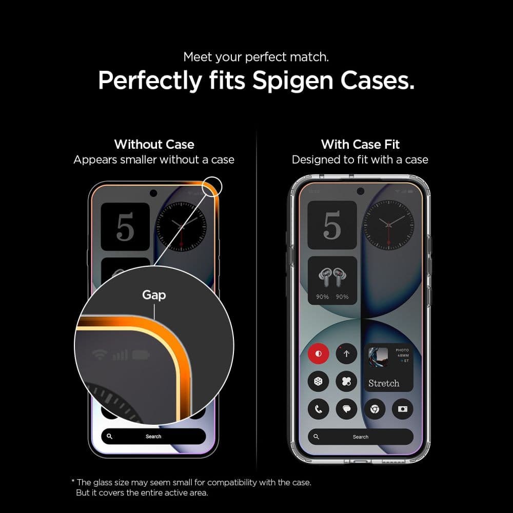 Spigen GLAS.TR EZ FIT PRO AC - θήκη για Nothing Phone (4a) - Διάφανο 9