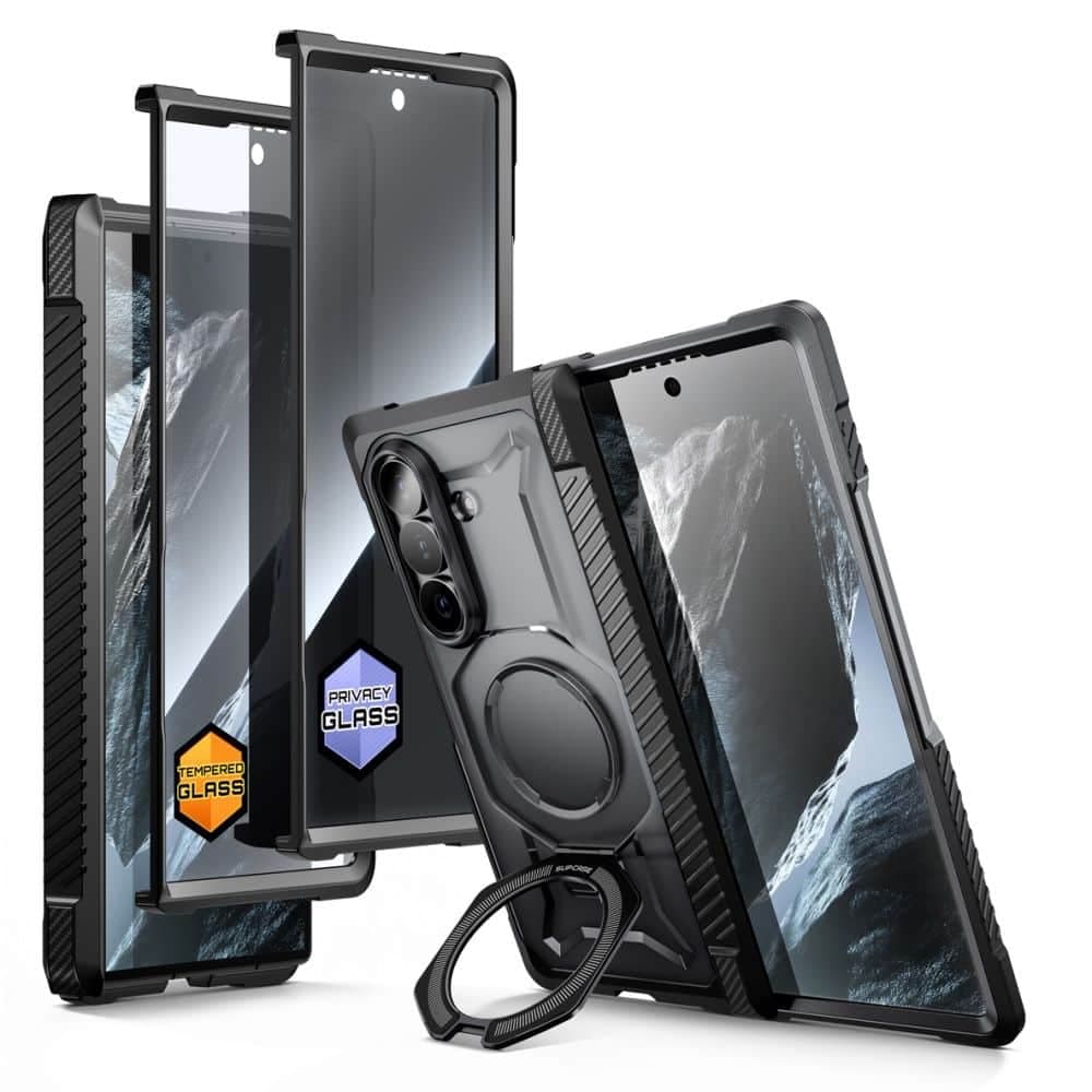 ΘΗΚΗ SUPCASE UB GRIP MAGSAFE GALAXY Z FOLD 8 2-ΣΕΤ ΜΑΥΡΗ