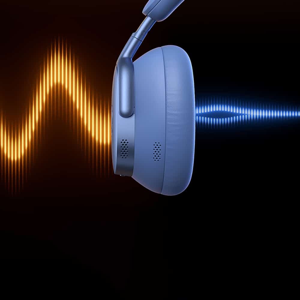 Baseus - Ασύρματα ακουστικά Inspire XH1 (A0203601) - Ήχος από Bose, BT 6.1, Dolby, ANC, Hi-Res, LDAC, 800mAh - Μπλε του λυκόφωτος 4
