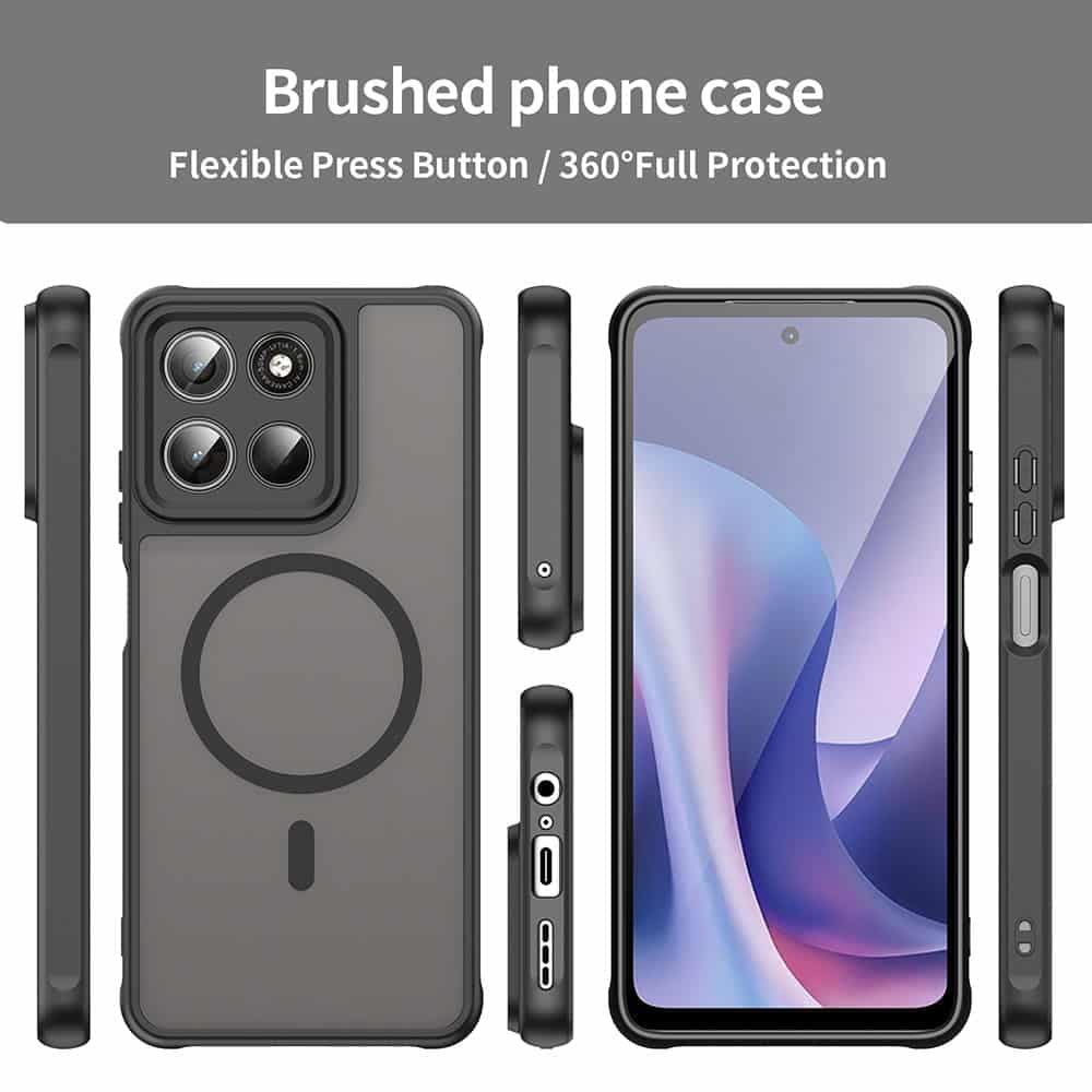 Techsuit HaloFrost II - θήκη για Motorola Moto G37 Power / G47 - Μαύρο 6