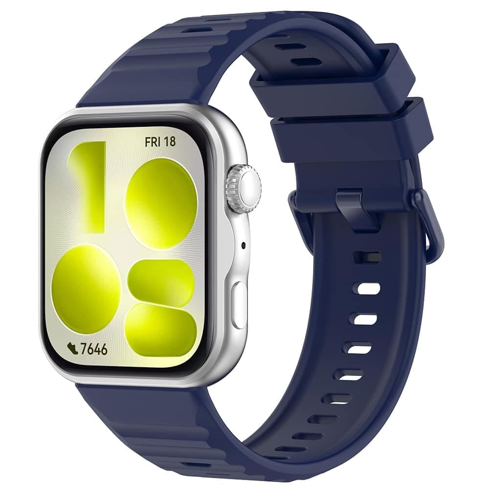 Techsuit W082 Λουράκι Ρολογιού για Huawei Watch Fit 5 Pro, Μπλε Σκούρο