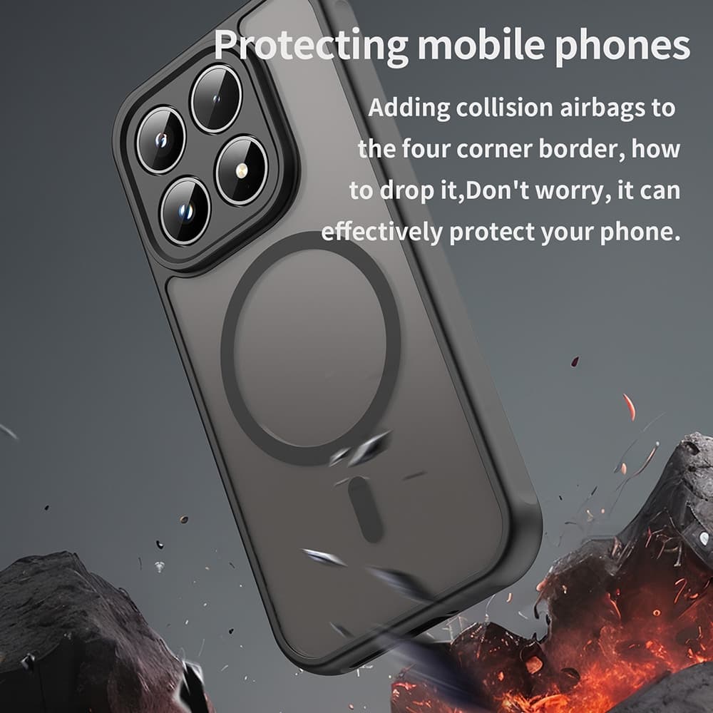 Techsuit HaloFrost II - θήκη για Motorola Moto G87 / G77 G67 - Μαύρο 5