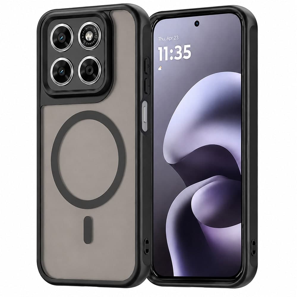 Techsuit HaloFrost II - θήκη για Motorola Moto G87 / G77 G67 - Μαύρο