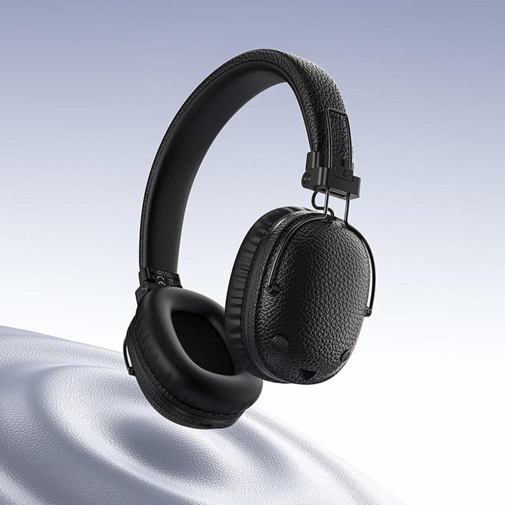 Borofone BO34 Ασύρματα Ακουστικά, Bluetooth V5.4, 32 Ώρες Αναπαραγωγής, Γρήγορη Φόρτιση, Δέρμα PU, Καφέ 3