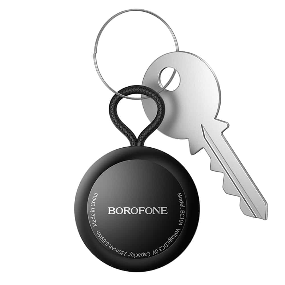 Borofone BC104 Έξυπνος Ιχνηλάτης, Συμβατός με Apple Find My, Anti-Lost, Διάρκεια Ζωής Μπαταρίας έως 12 Μήνες, Μαύρος 2
