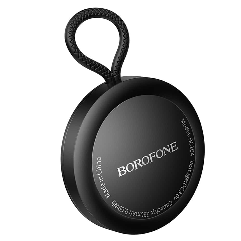 Borofone BC104 Έξυπνος Ιχνηλάτης, Συμβατός με Apple Find My, Anti-Lost, Διάρκεια Ζωής Μπαταρίας έως 12 Μήνες, Μαύρος 3