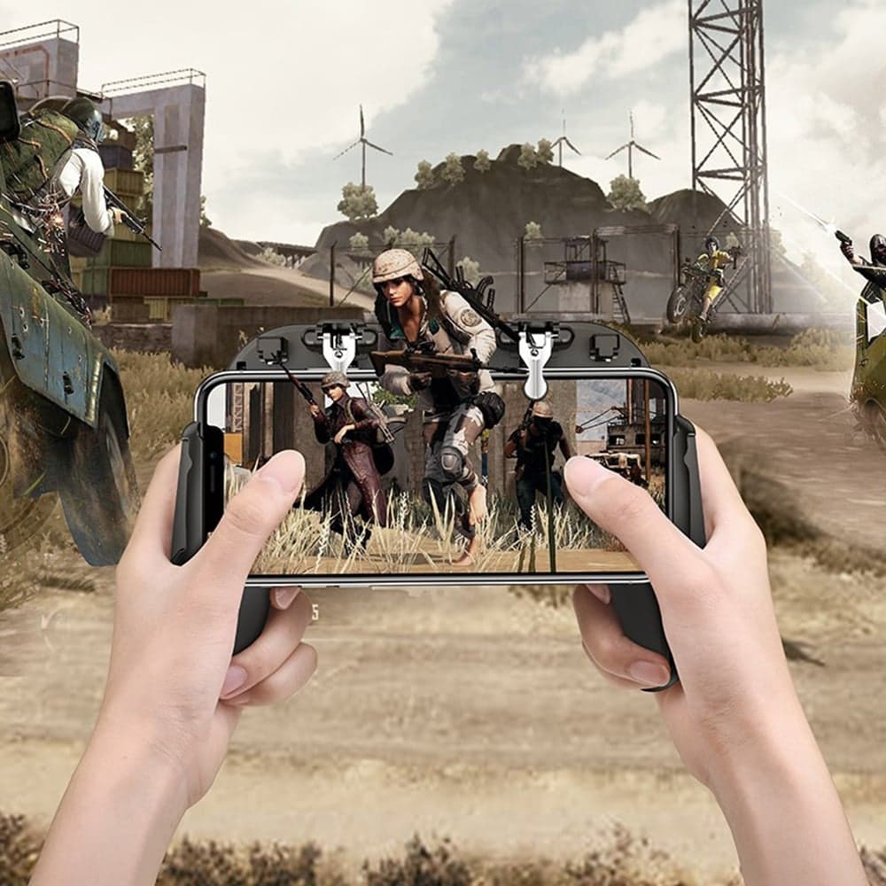 Borofone BG3 Gamepad Warrior, Ανεμιστήρας Ψύξης, Διπλές Σκανδάλες Παιχνιδιών, Για Smartphones 4,5 - 6,7", Μαύρο 5