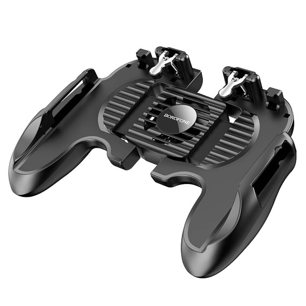Borofone BG3 Gamepad Warrior, Ανεμιστήρας Ψύξης, Διπλές Σκανδάλες Παιχνιδιών, Για Smartphones 4,5 - 6,7", Μαύρο 3