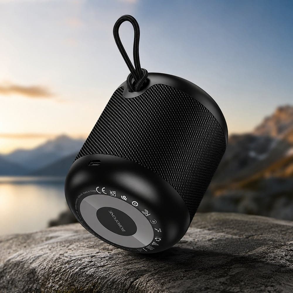 Borofone BR102 Φορητό Ηχείο Bluetooth, 5W, Bluetooth V5.4, TWS, Οδηγός 57mm, Πράσινο Έλατο 6