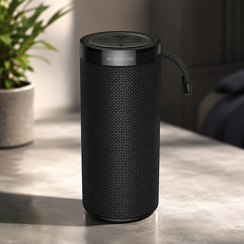 Borofone BR105 Φορητό Ηχείο Bluetooth, 10W, Bluetooth V5.4, TWS, Ραδιόφωνο FM, Κάρτα USB/TF, Μπλε Σκούρο 5