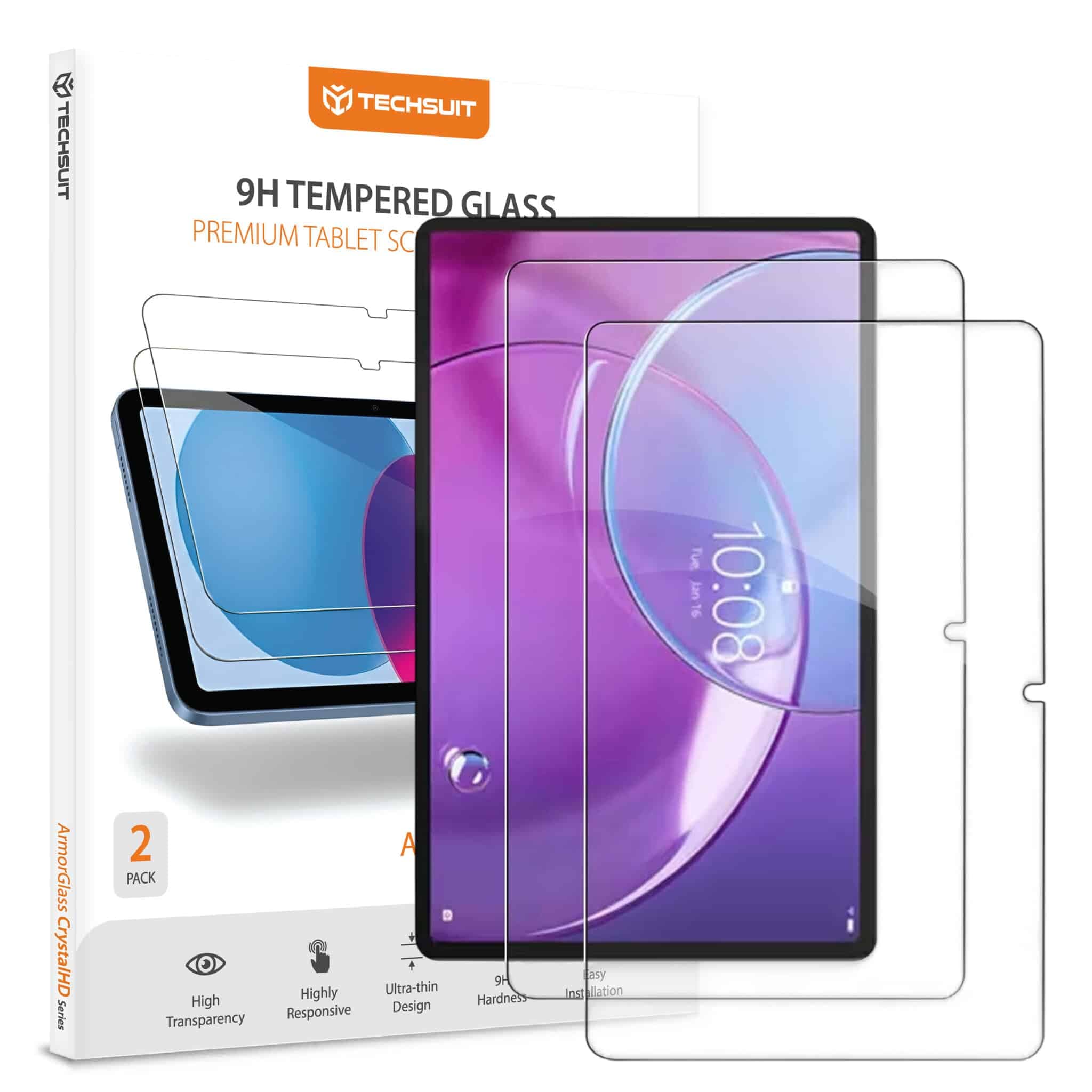 Techsuit ArmorGlass CrystalHD - θήκη για Lenovo Idea Tab Pro Gen 2 - Διάφανο