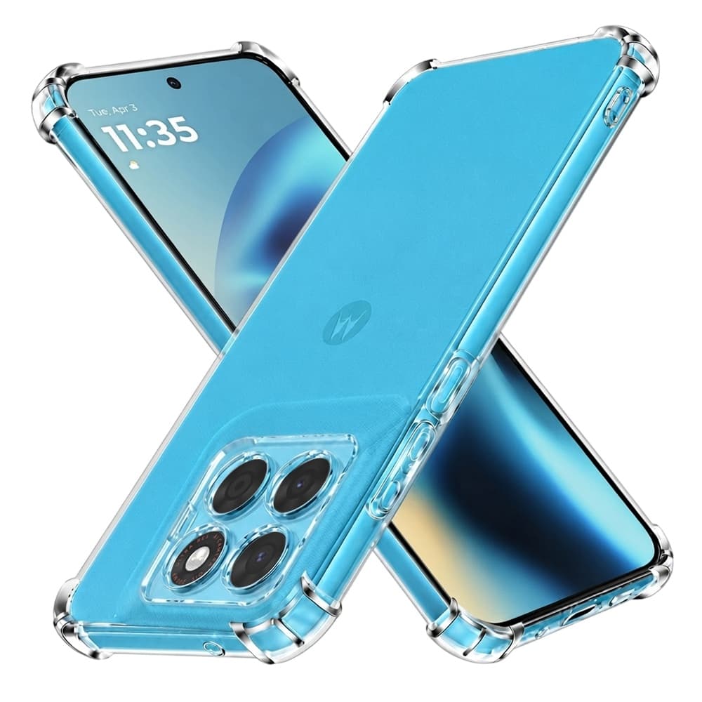 Techsuit Shockproof Clear Silicone - θήκη για Motorola Moto G87 / G77 G67 - Διάφανο