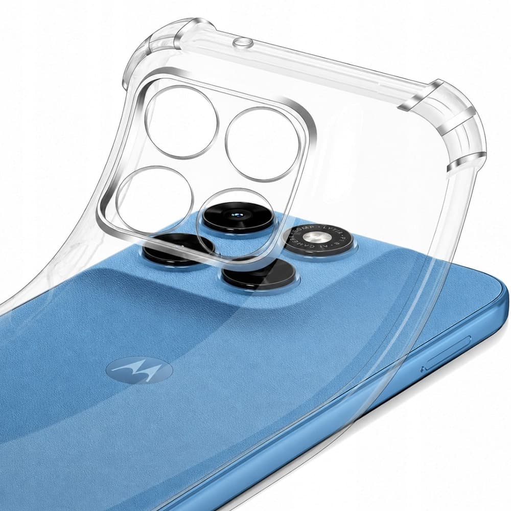 Techsuit Shockproof Clear Silicone - θήκη για Motorola Moto G87 / G77 G67 - Διάφανο 2