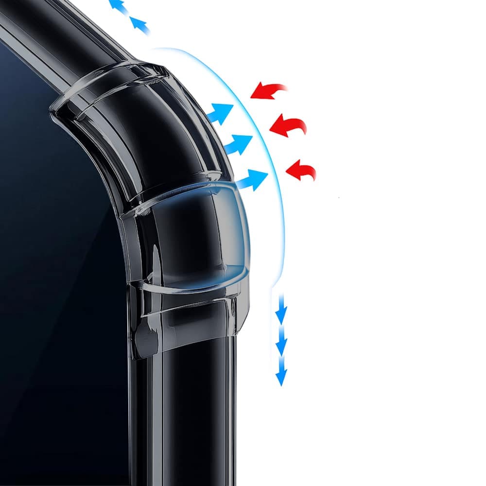 Techsuit Shockproof Clear Silicone - θήκη για Oppo Reno16 Pro - Διάφανο 2