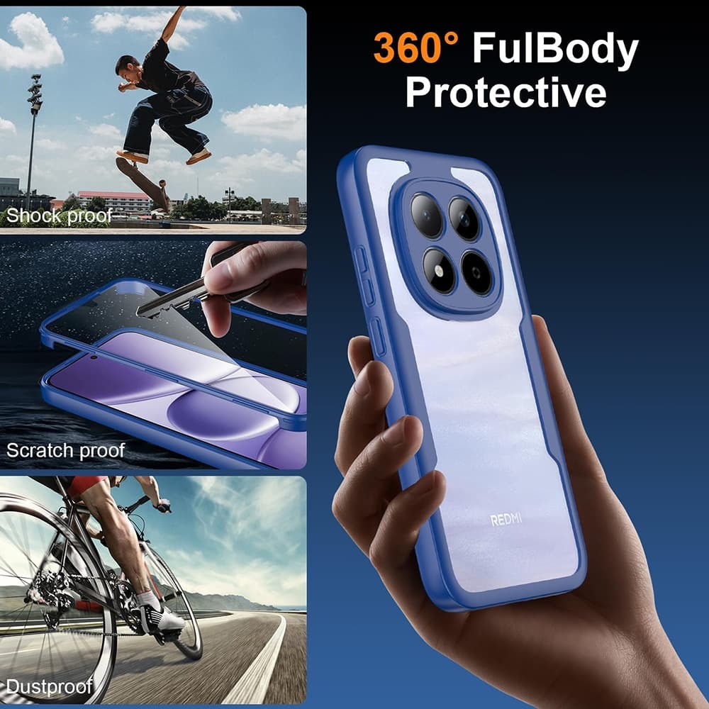 Techsuit ColorVerse 360 Series - θήκη για Xiaomi 17 Pro - Διάφανο 6