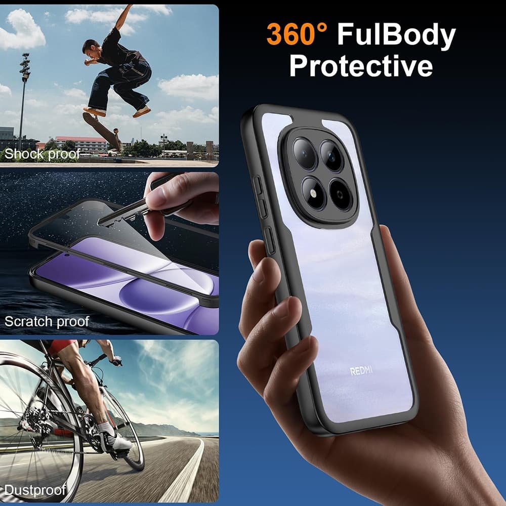 Techsuit ColorVerse 360 Series - θήκη για Xiaomi 17 Pro - Διάφανο 6
